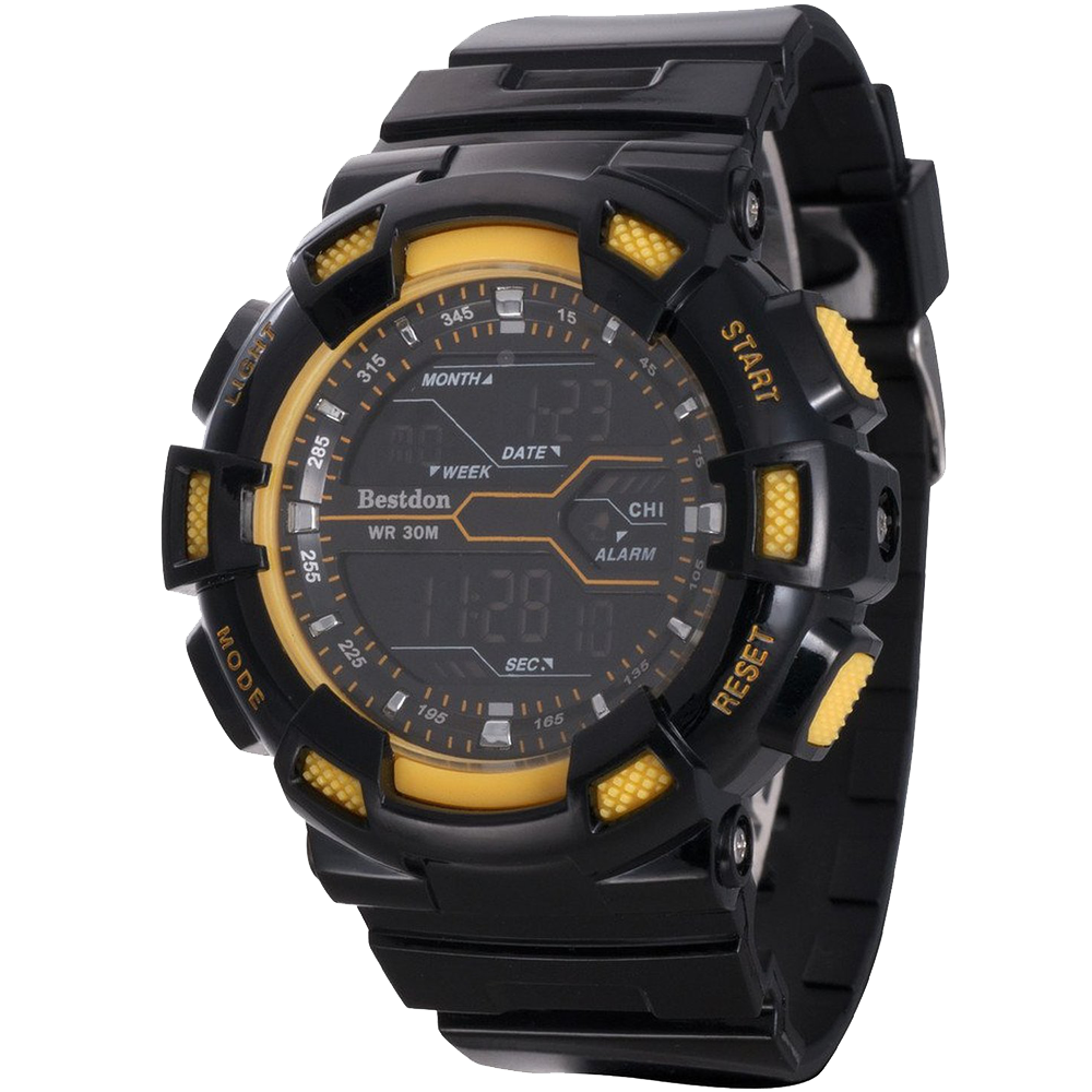bestdon_swiss_mens_sports_watches_digital_multifuction_display_time_yellow_5